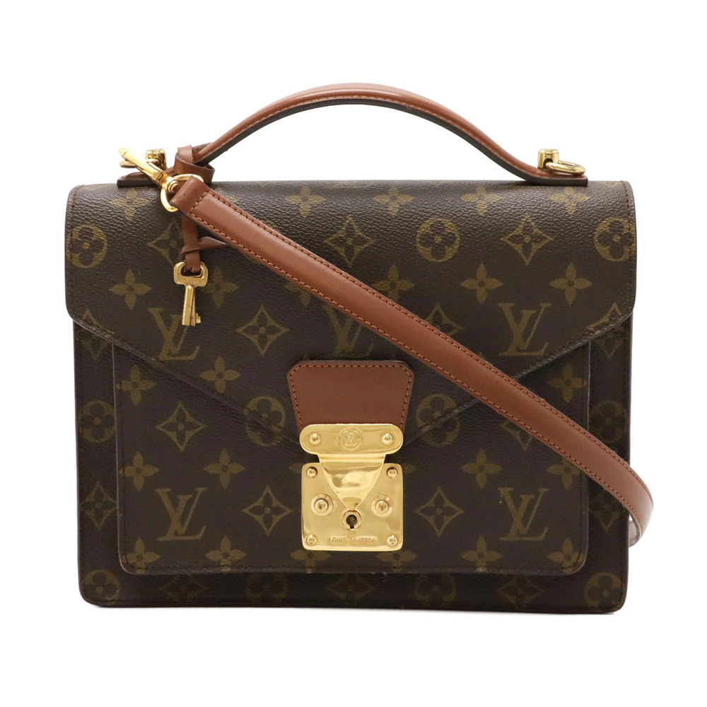 LOUIS VUITTON Monogram Monceau Shoulder Bag Handbag Shoulder